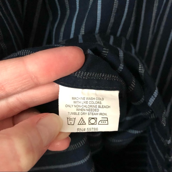 CLOSEOUT \Beverly Hills Polo Club\• Men’s Striped Dress Shirt - Picture 15 of 15